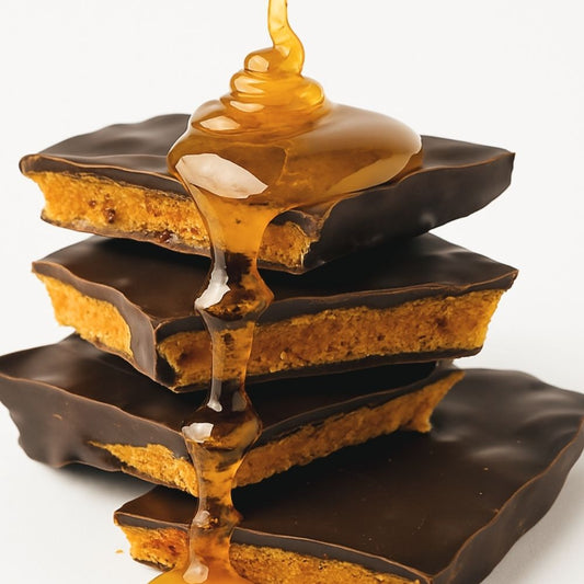 「お試し割れチョコ」パティシエ 手作り 割れチョコ <ミルクチョコ×はちみつクランチ>  冷蔵発送
